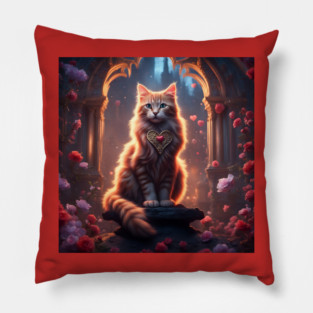 Cat Love Pillow