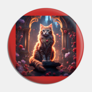 Cat Love Pin