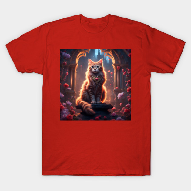 Cat Love T-Shirt by GalacticMegastore