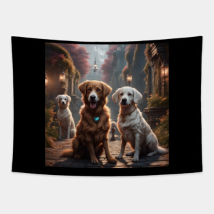 Dogs Tapestry
