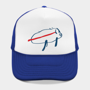 Josh Allen Buffalo Drawing Hat