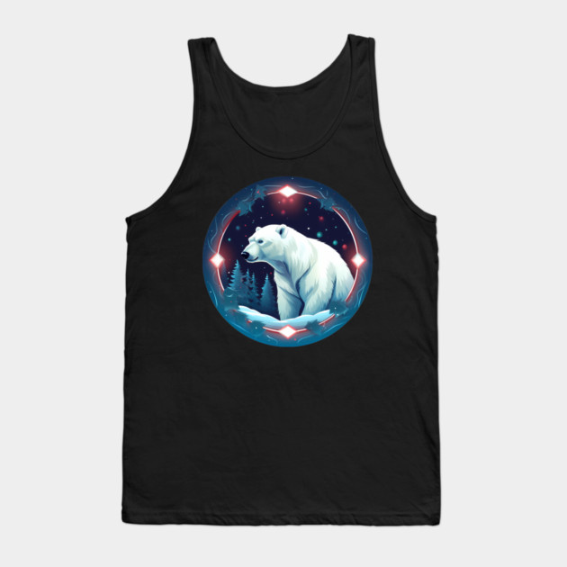 Polar Bear in Ornament, Love Bears Tank Top by logiamerch