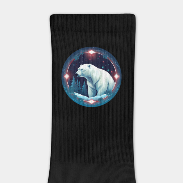 Polar Bear in Ornament, Love Bears by logiamerch