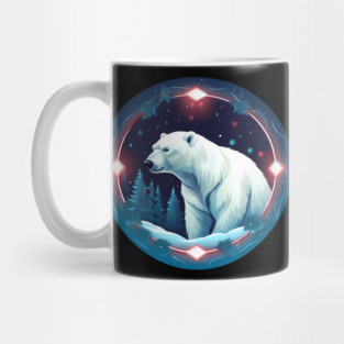 Polar Bear in Ornament, Love Bears Mug