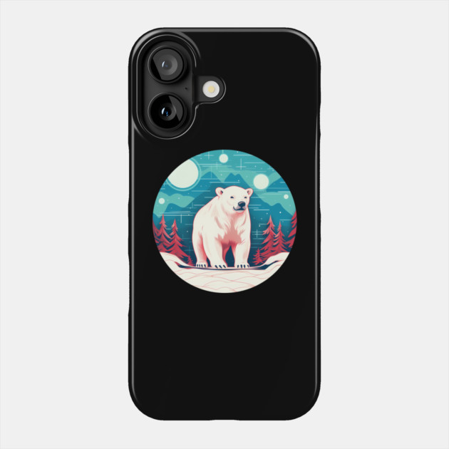 Polar Bear in Ornament, Love Bears Phone Case by logiamerch