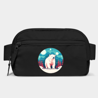 Polar Bear in Ornament, Love Bears Bag