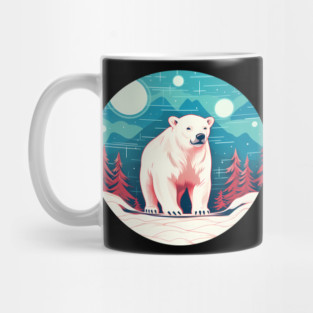 Polar Bear in Ornament, Love Bears Mug