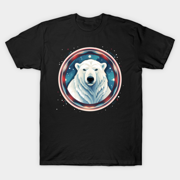 Polar Bear in Ornament, Love Bears T-Shirt by logiamerch