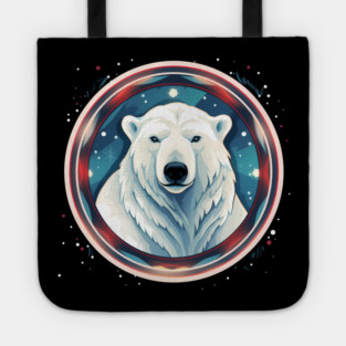 Polar Bear in Ornament, Love Bears Tote
