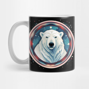 Polar Bear in Ornament, Love Bears Mug