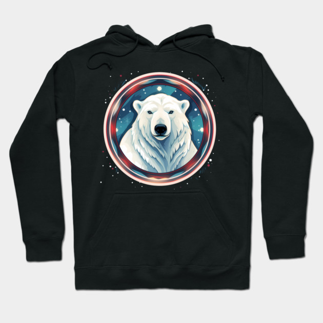 Polar Bear in Ornament, Love Bears Hoodie by logiamerch