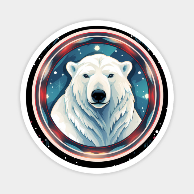 Polar Bear in Ornament, Love Bears Magnet by logiamerch