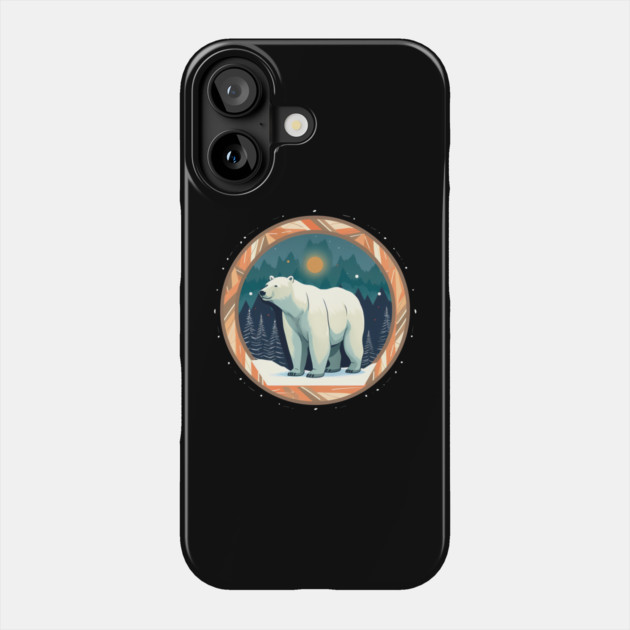 Polar Bear in Ornament, Love Bears Phone Case by logiamerch