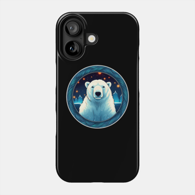 Polar Bear in Ornament, Love Bears Phone Case by logiamerch