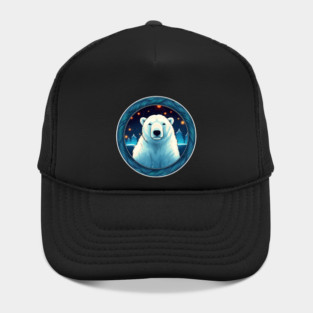 Polar Bear in Ornament, Love Bears Hat