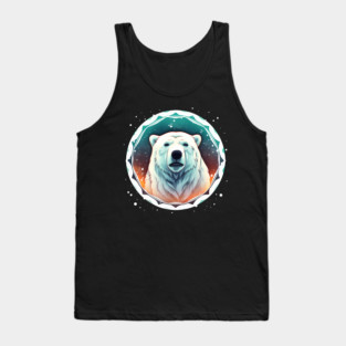 Polar Bear in Ornament, Love Bears Tank Top