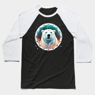 Polar Bear in Ornament, Love Bears Baseball T-Shirt
