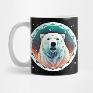 Polar Bear in Ornament, Love Bears Mug