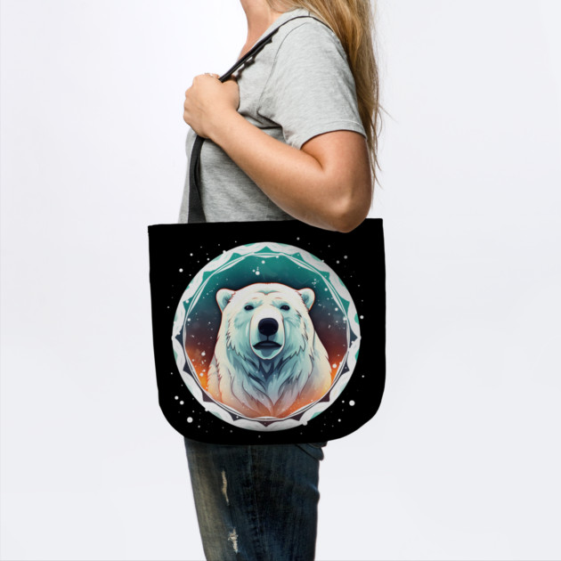 Polar Bear in Ornament, Love Bears by logiamerch