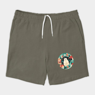 Polar Bear in Ornament, Love Bears Shorts