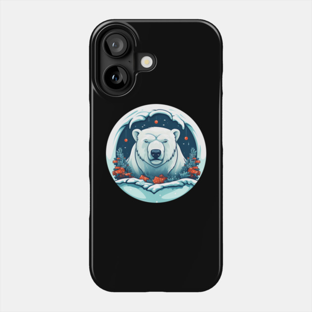 Polar Bear in Ornament, Love Bears Phone Case by logiamerch
