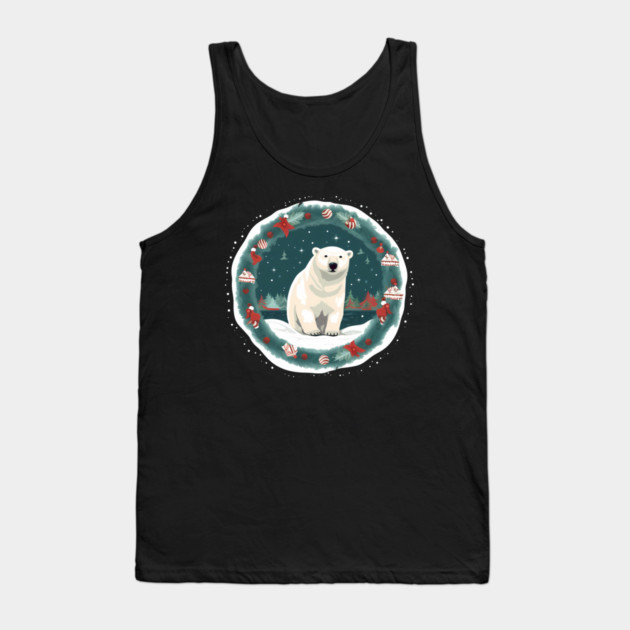 Polar Bear in Ornament, Love Bears Tank Top by logiamerch