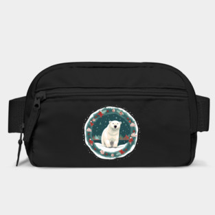 Polar Bear in Ornament, Love Bears Bag