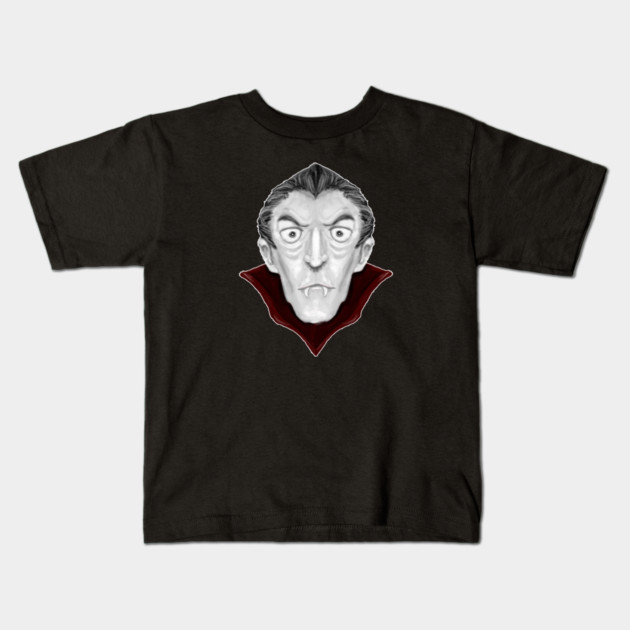 DRACULA DIGITAL PAINTING Kids T-Shirt by droidmonkey
