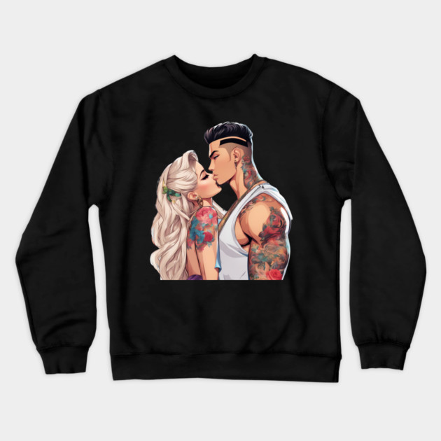 Pure Romance Crewneck Sweatshirt by animegirlnft