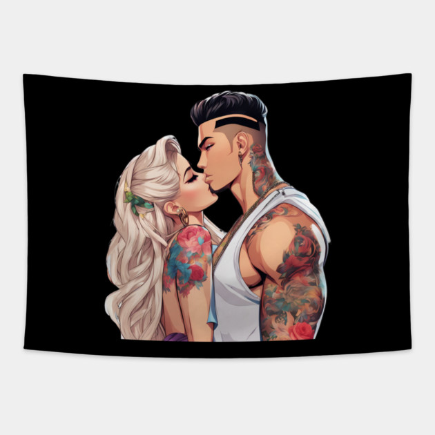 Pure Romance Tapestry by animegirlnft