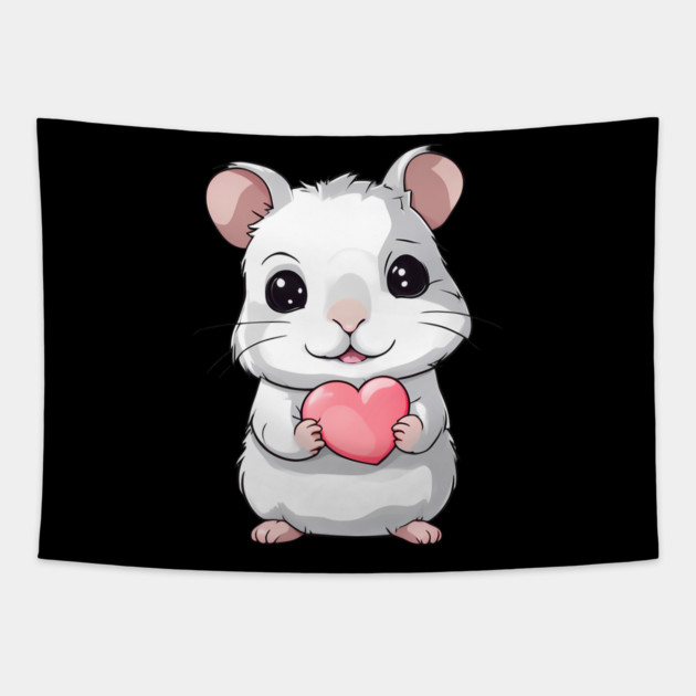 Love Mouse Tapestry by animegirlnft
