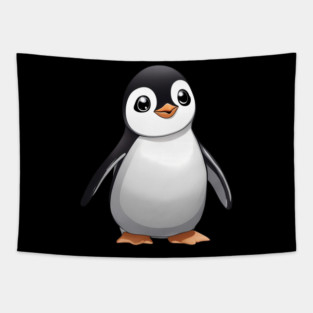Anime Penguin Tapestry