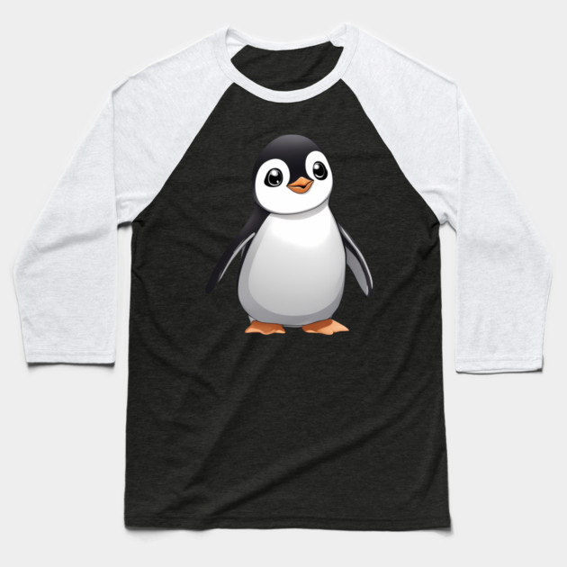 Anime Penguin Baseball T-Shirt by animegirlnft