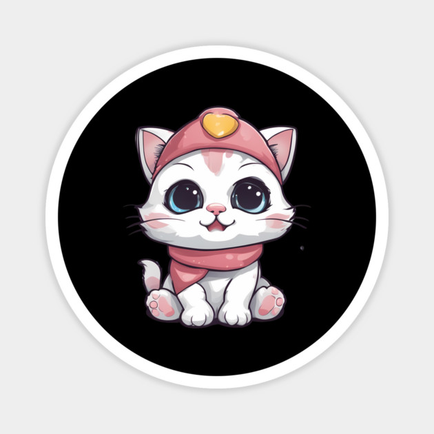 Kawaii Kitten Magnet by animegirlnft