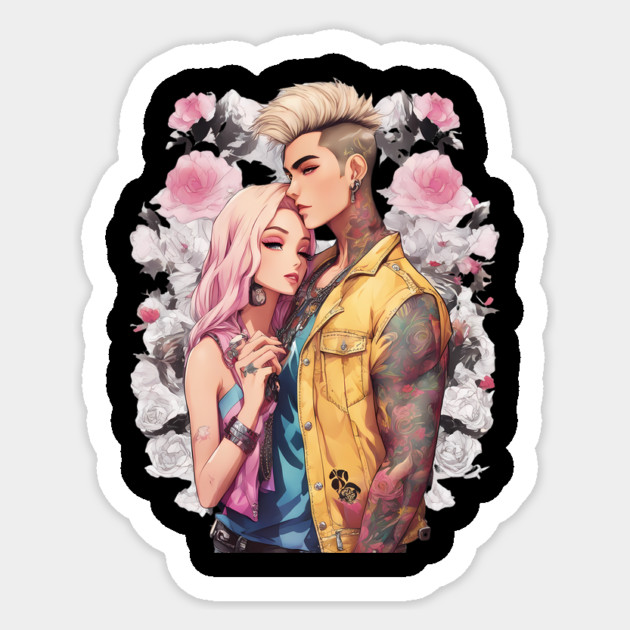 Loving You Sticker by animegirlnft