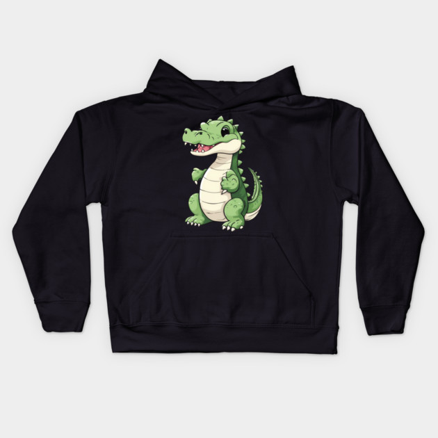 Baby Crocodile Kids Hoodie by animegirlnft