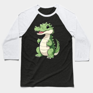 Baby Crocodile Baseball T-Shirt