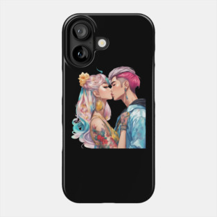 Kiss Anime Phone Case