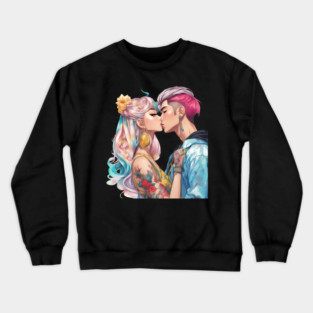 Kiss Anime Crewneck Sweatshirt
