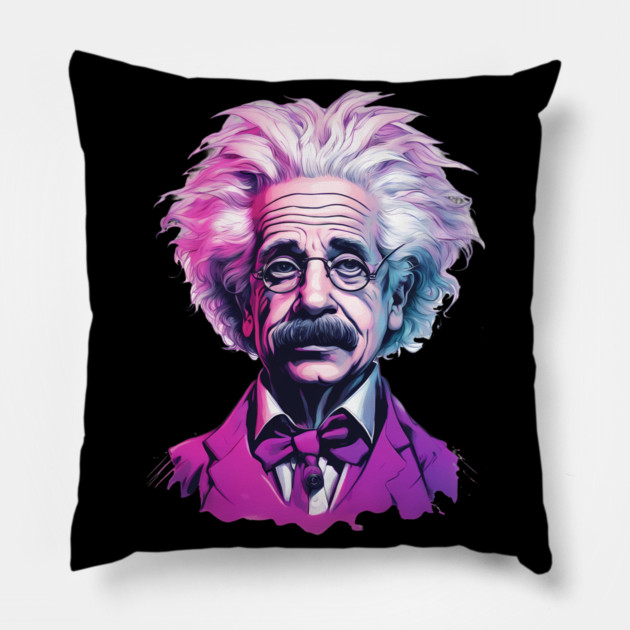 Einstein IQ Pillow by animegirlnft