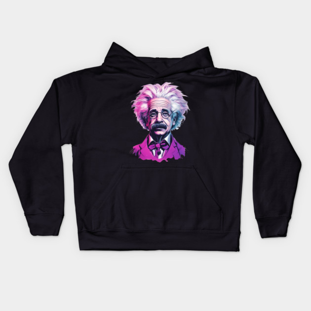 Einstein IQ Kids Hoodie by animegirlnft