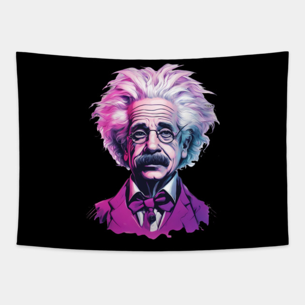 Einstein IQ Tapestry by animegirlnft