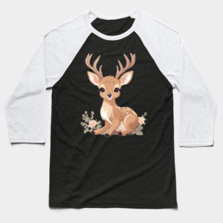 Baby Deer Baseball T-Shirt