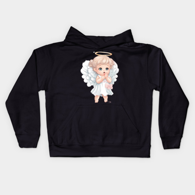 Angel Baby Kids Hoodie by animegirlnft