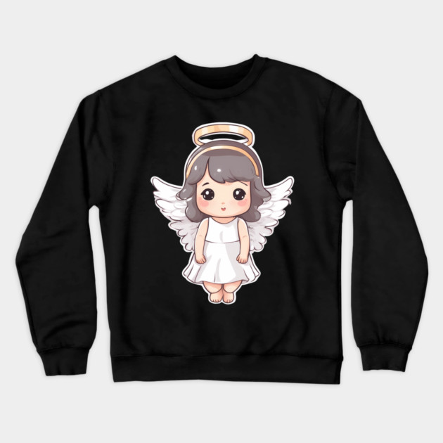 Kawaii Angel Crewneck Sweatshirt by animegirlnft