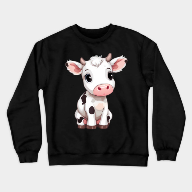 Baby Cow Crewneck Sweatshirt by animegirlnft