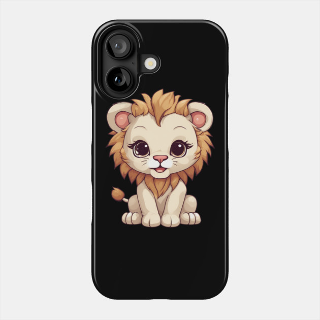 Kawaii Lion Phone Case by animegirlnft
