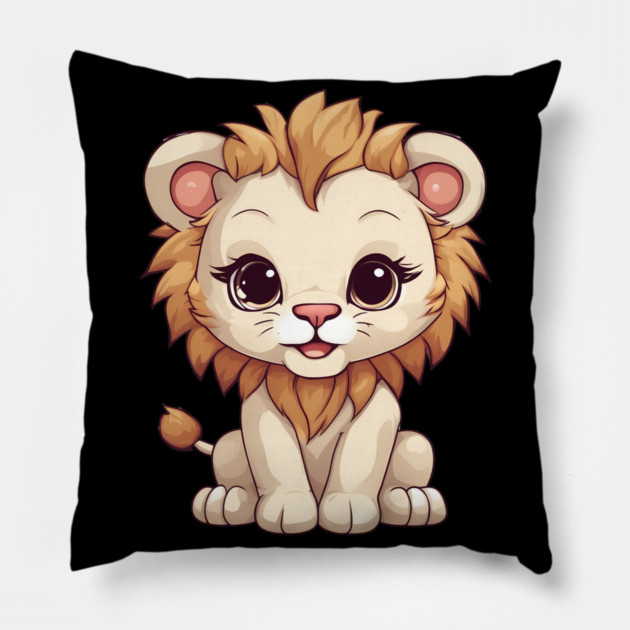 Kawaii Lion Pillow by animegirlnft