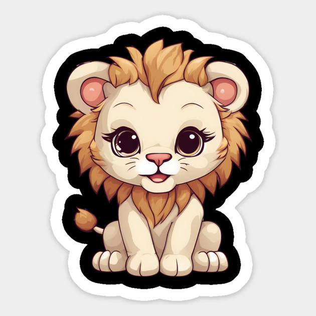 Kawaii Lion Magnet by animegirlnft