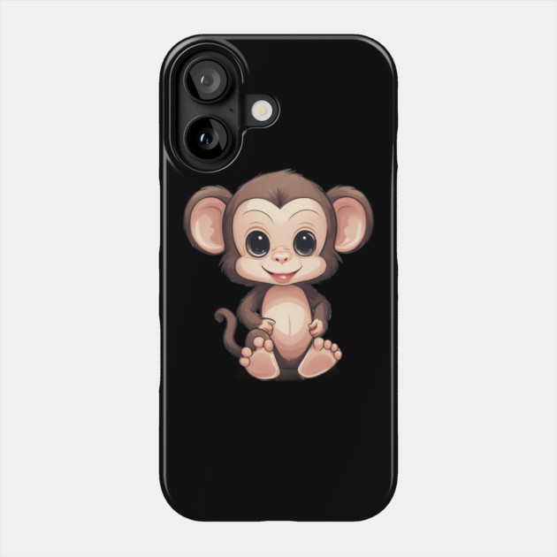 Baby Monkey Phone Case by animegirlnft